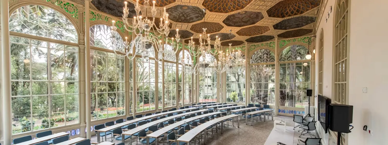 Aula dell'Università Luiss Guido Carli di Roma, vicina al Fenix Hotel