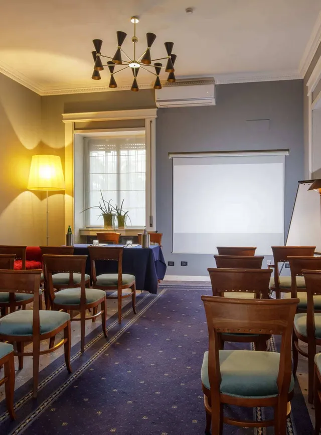 Sala meeting del Fenix Hotel Roma